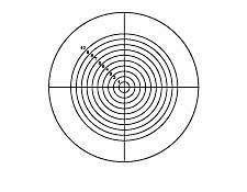 Crosshair with Concentric Circles