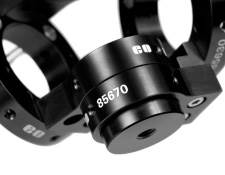 Close Up of Sample Cage System using Swivel Adapter Plate Pair