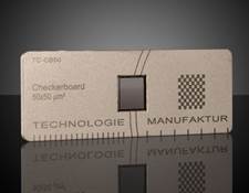 High Resolution Microscope Checker Board, #37-540